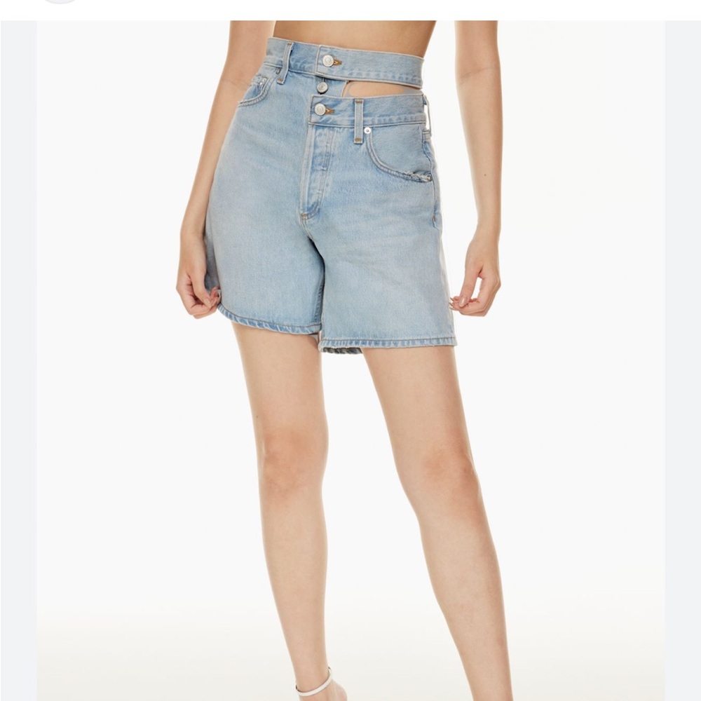NWT Agolde broken waistband Jean short